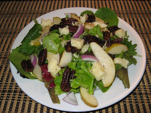 Pear and Maple Pecan Salad