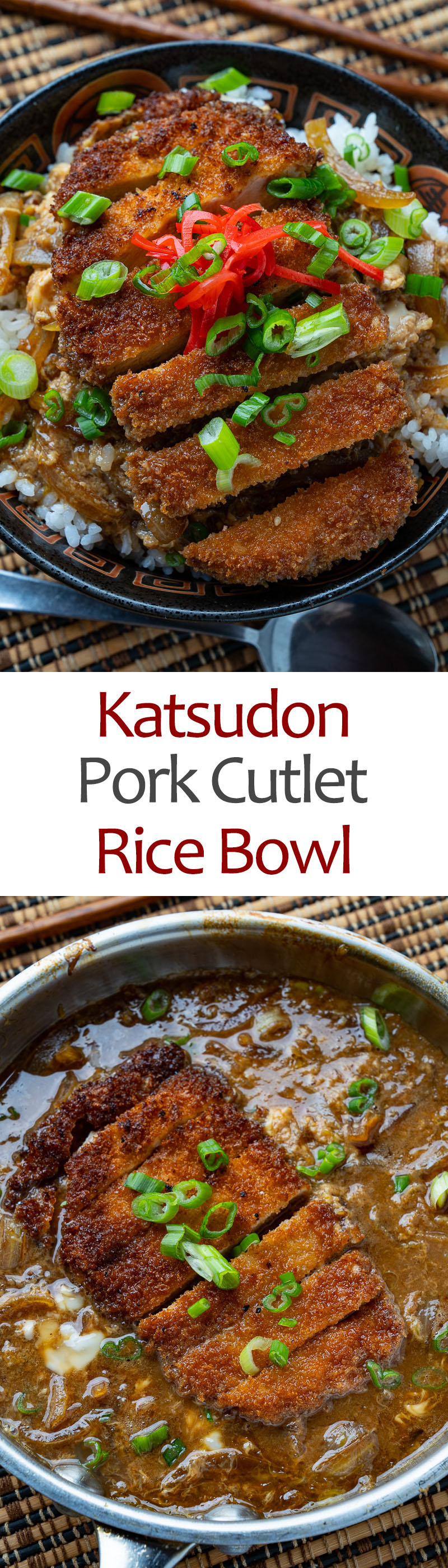 Katsudon (Japanese Pork Cutlet Rice Bowl)