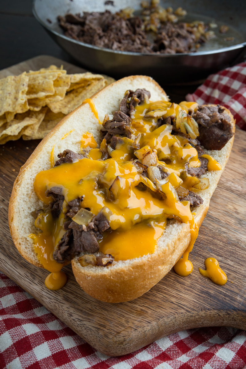 Philly Cheesesteak Sandwiches - Closet Cooking