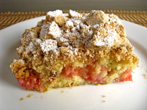 Rhubarb Crumb Cake