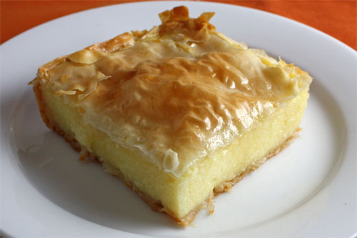 Galaktoboureko (Greek Custard Pie)