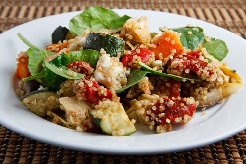 Roasted Vegetable Quinoa Salad