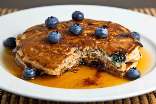 Blueberry Cottage Cheese Pancakes Closet Cooking