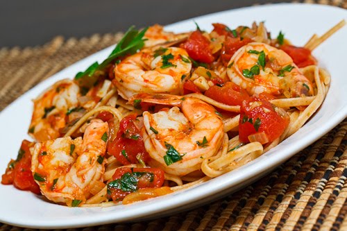 Shrimp Linguine In A Tomato And White Wine Sauce Closet Cooking