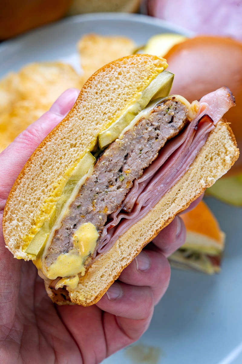 Cuban Sandwich Burgers
