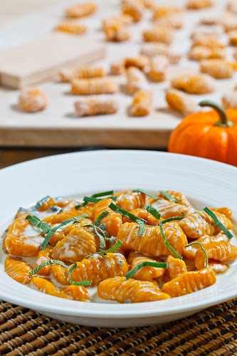 Pumpkin Gnocchi in Gorgonzola Sauce