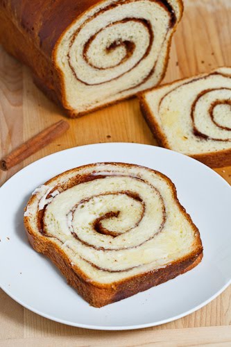 Cinnamon Swirl Bread, Buttered