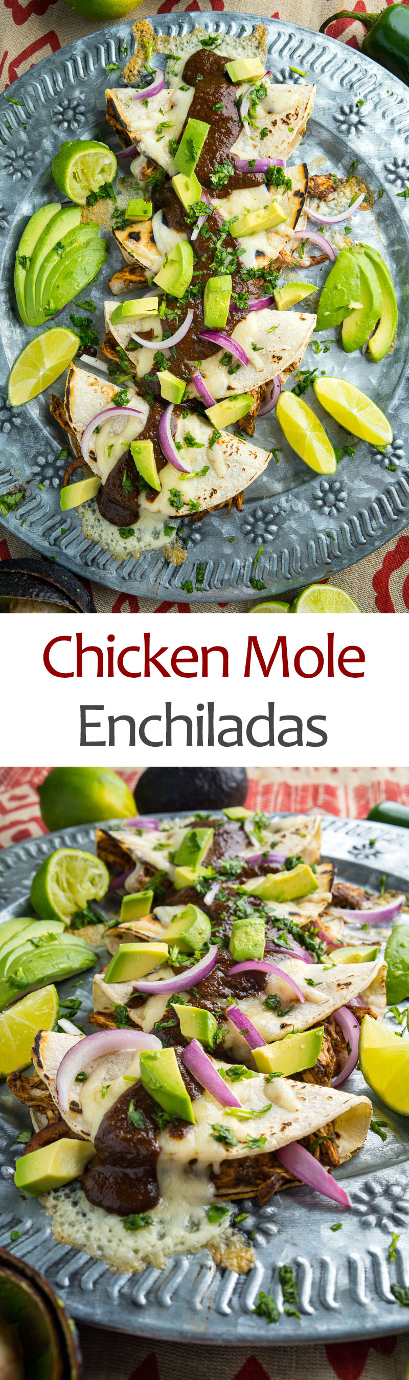 Chicken Mole Enchiladas