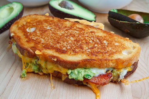 Bacon Guacamole Grilled Cheese Sandwich
