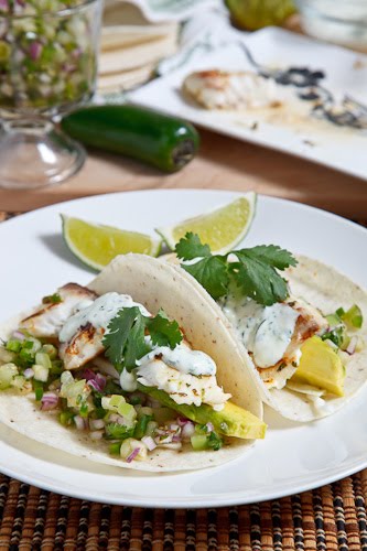 Cilantro and Lime Fish Tacos