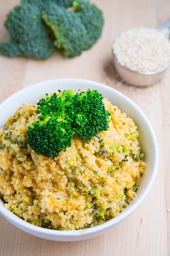 Cheesy Broccoli Quinoa