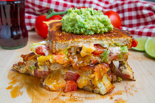 Taco Grilled Cheese Sandwich