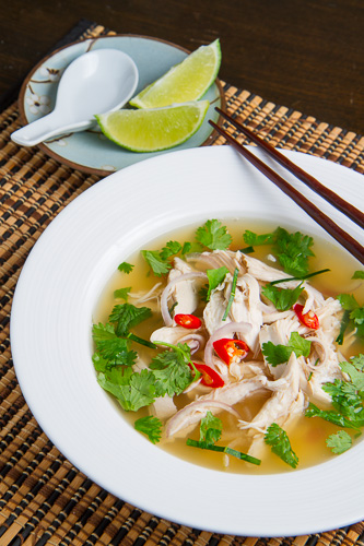 Tom Yum Gai (Thai Hot and Sour Chicken Soup)