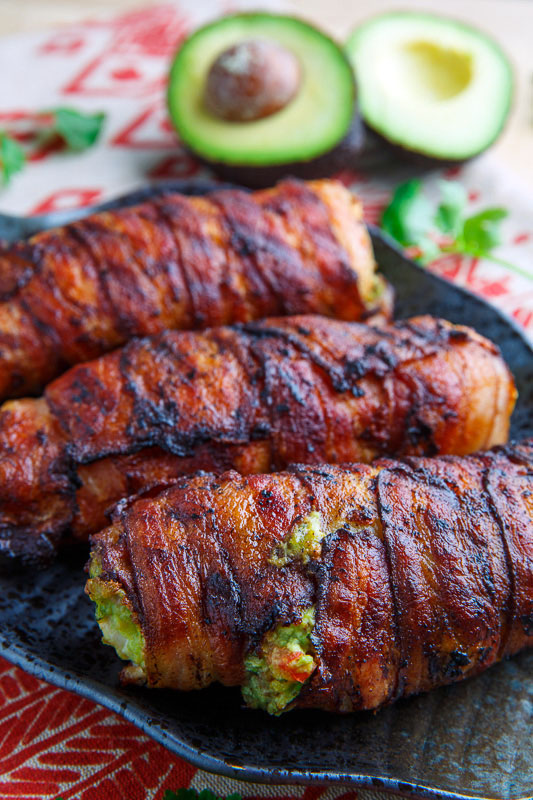 Bacon Wrapped Guacamole Stuffed Chicken | Chicken And Bacon Recipes | Chicken And Bacon Meals