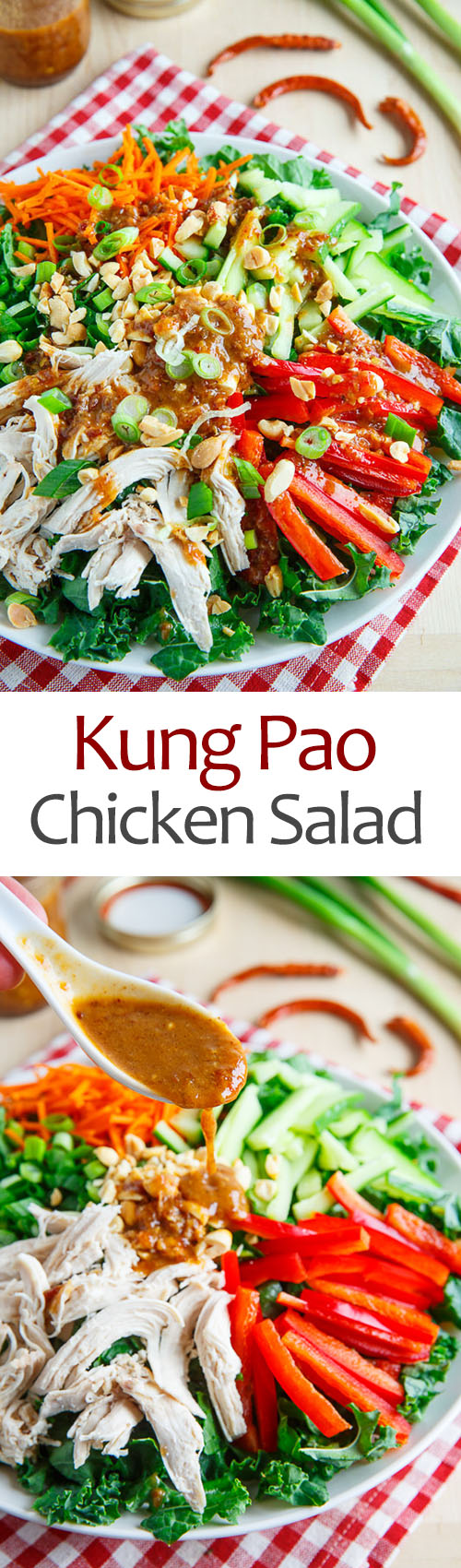 Kung Pao Chicken Salad with Sichuan Dressing
