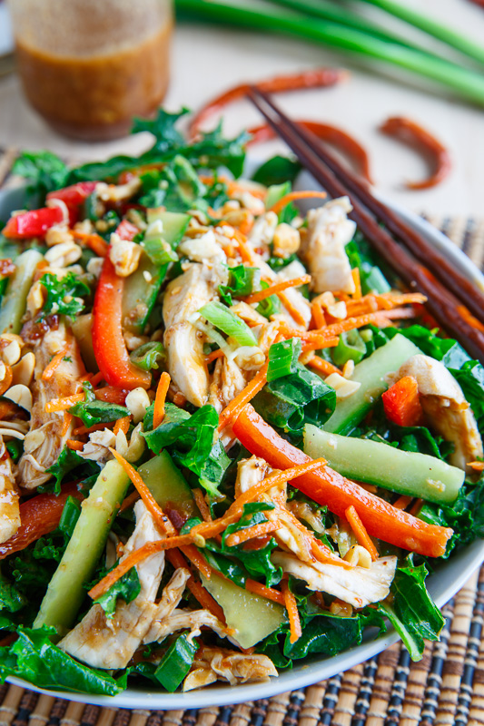 Kung Pao Chicken Salad with Sichuan Dressing