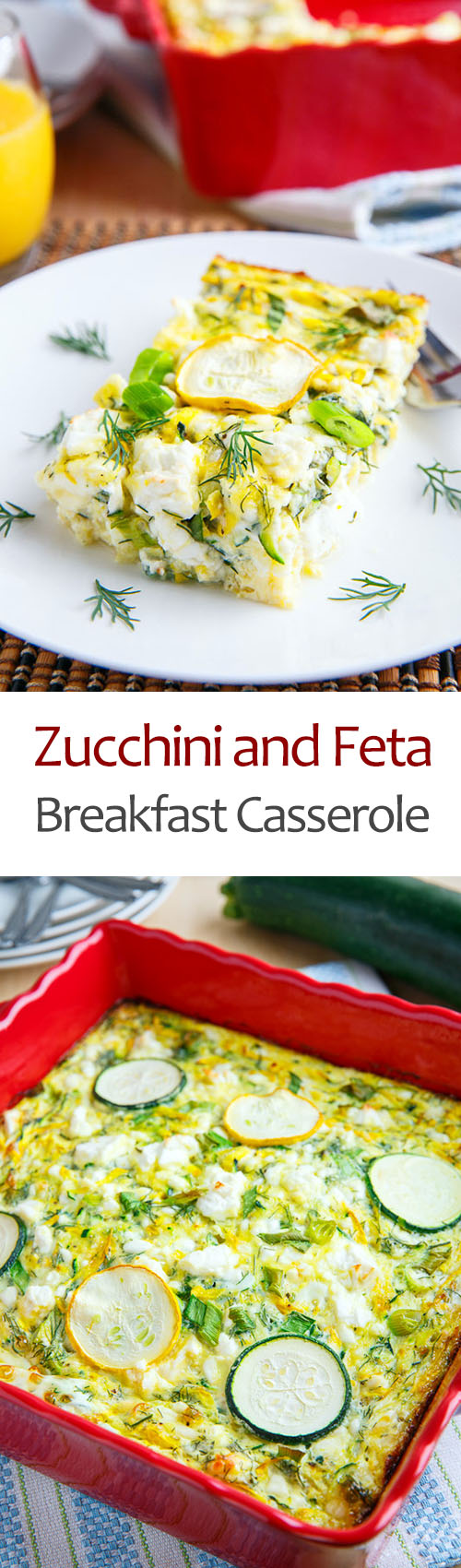 Zucchini and Feta Breakfast Casserole
