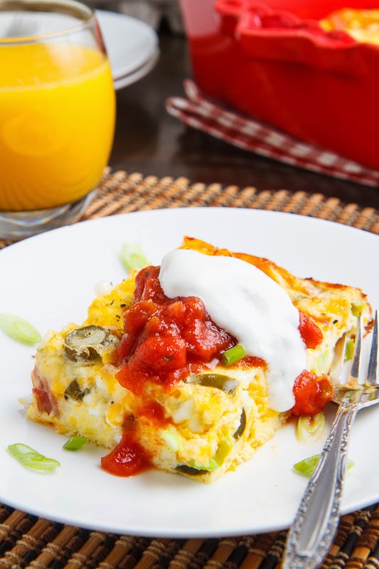Ham and Cheese Egg Casserole