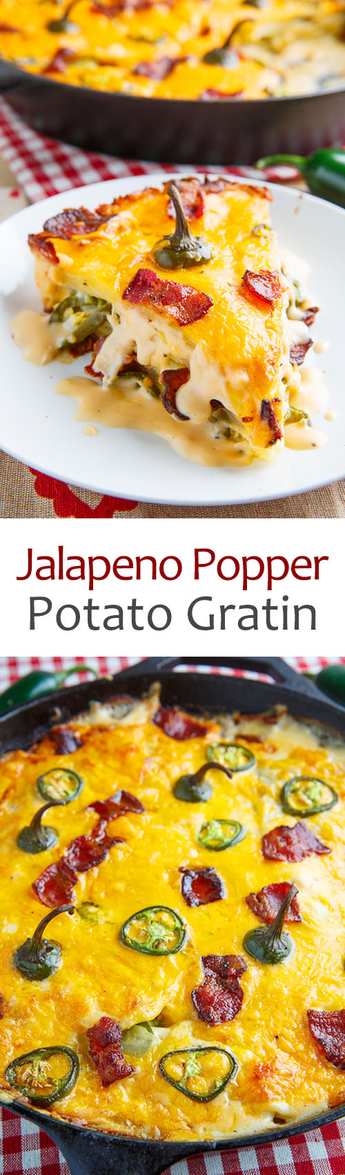 Jalapeno Popper Potato Gratin