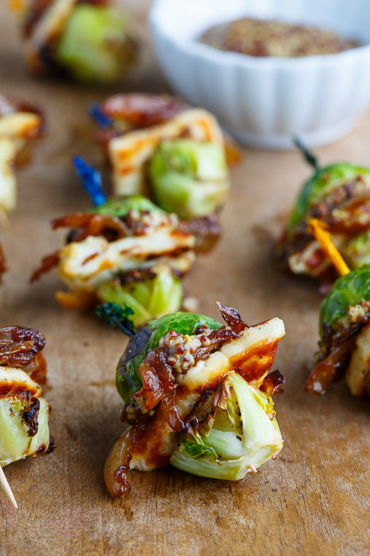Roasted Brussels Sprouts and Halloumi Sliders
