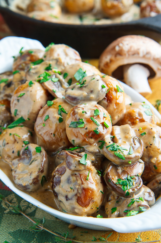 Roasted Potatoes in Creamy Mushroom and Miso Sauce