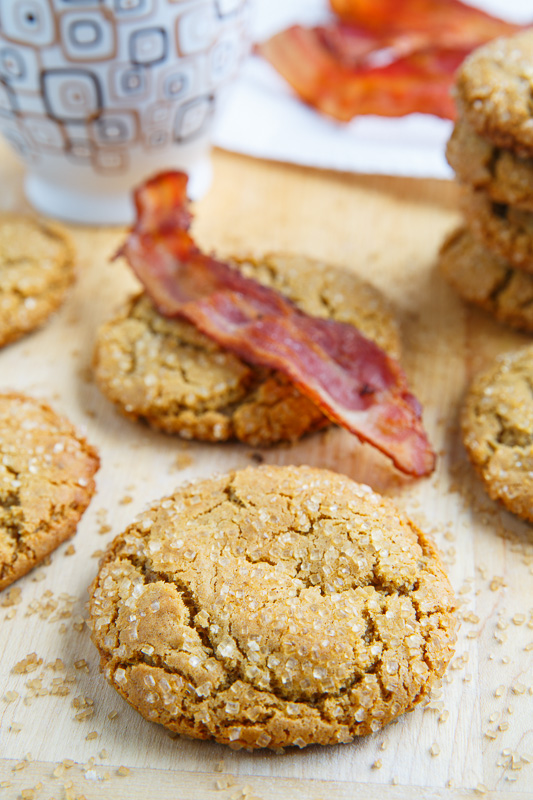 Bacon Gingersnap Cookies