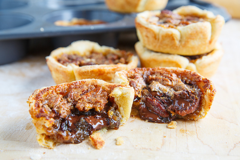 Chocolate and Pecan Butter Tarts