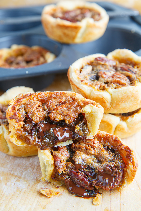 Chocolate and Pecan Butter Tarts