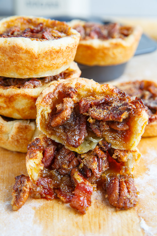 Maple Bourbon Bacon and Pecan Butter Tarts