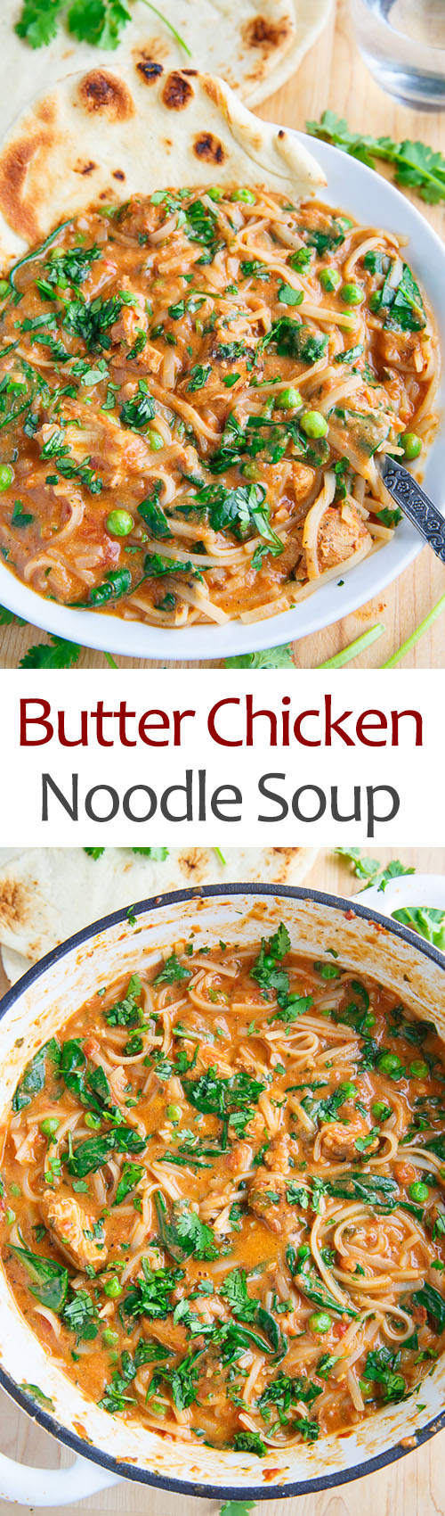 Butter Chicken Noodle Soup