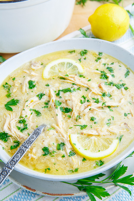 Avgolemono Soup (aka Greek Lemon Chicken Soup)