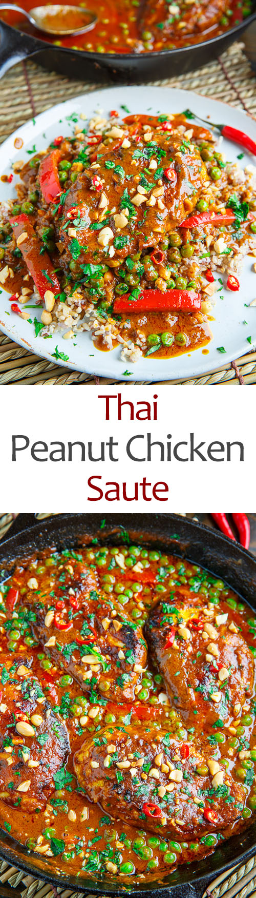 Thai Peanut Chicken Saute