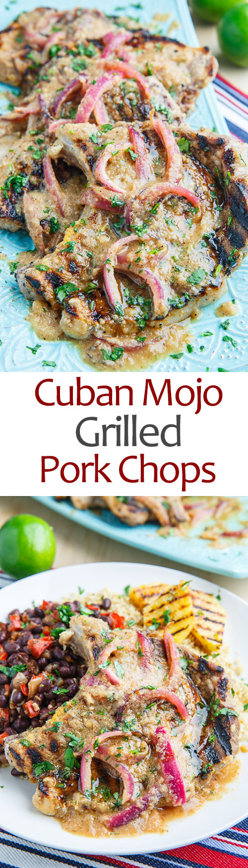 Cuban Mojo Grilled Pork Chops