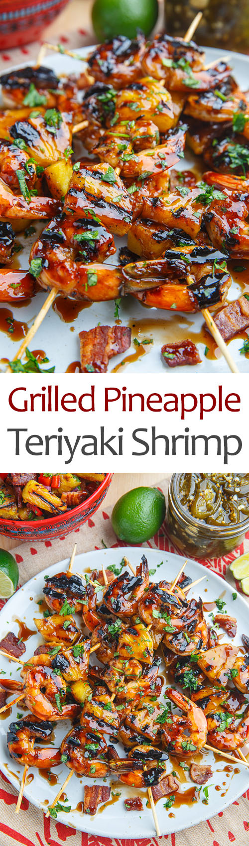 Teriyaki Grilled Shrimp and Pineapple