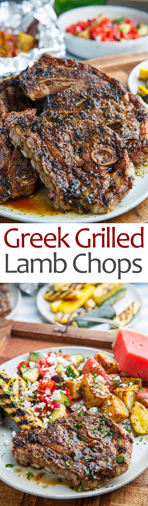 Greek Style Grilled Lamb Chops