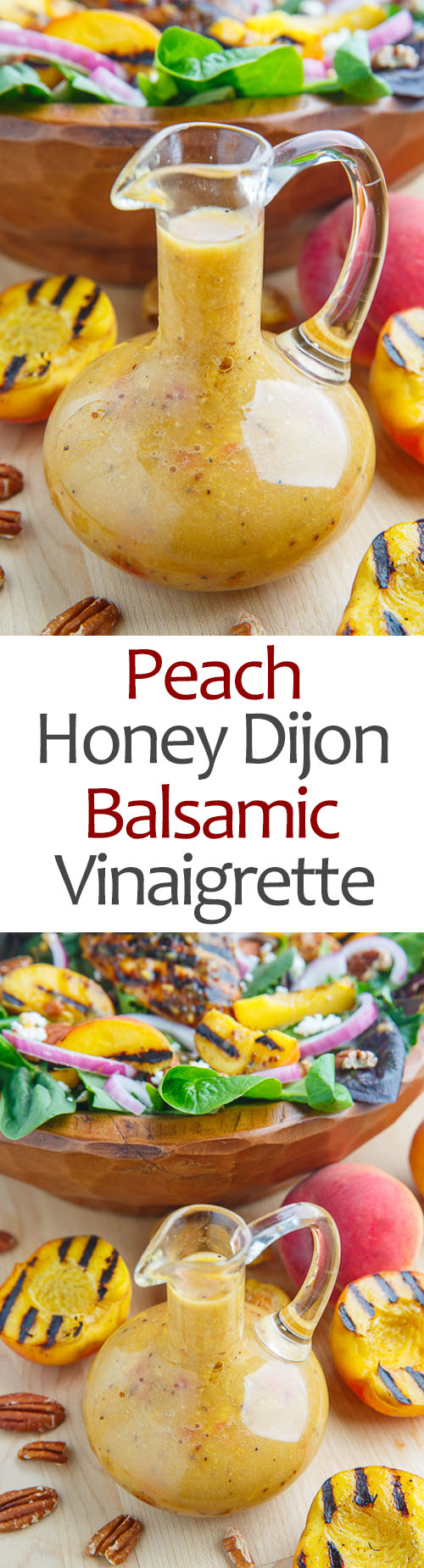 Peach Honey Dijon Balsamic Vinaigrette