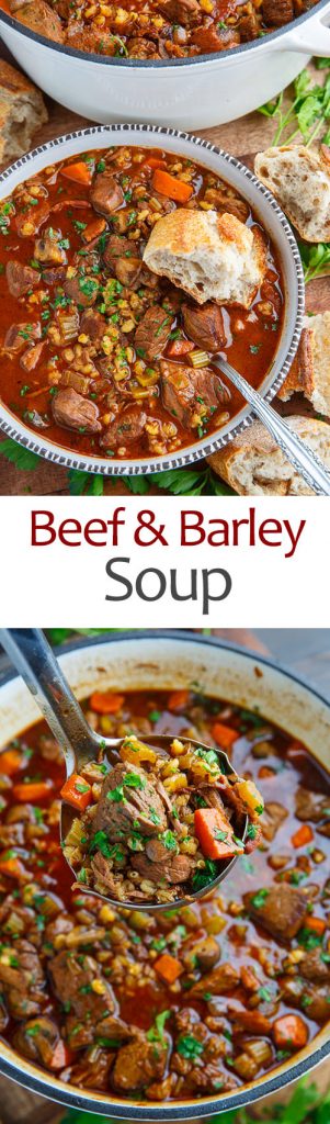 Beef and Barley Soup - Closet Cooking
