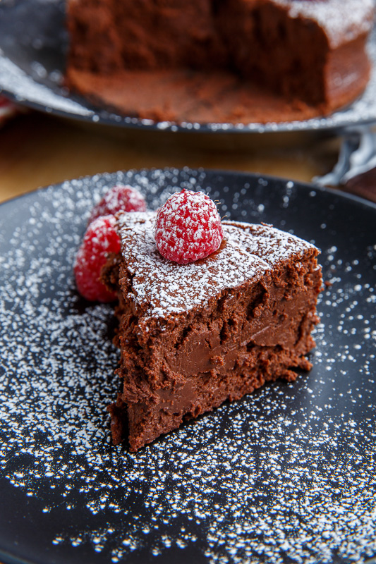 Dark Chocolate Souffle Cheesecake