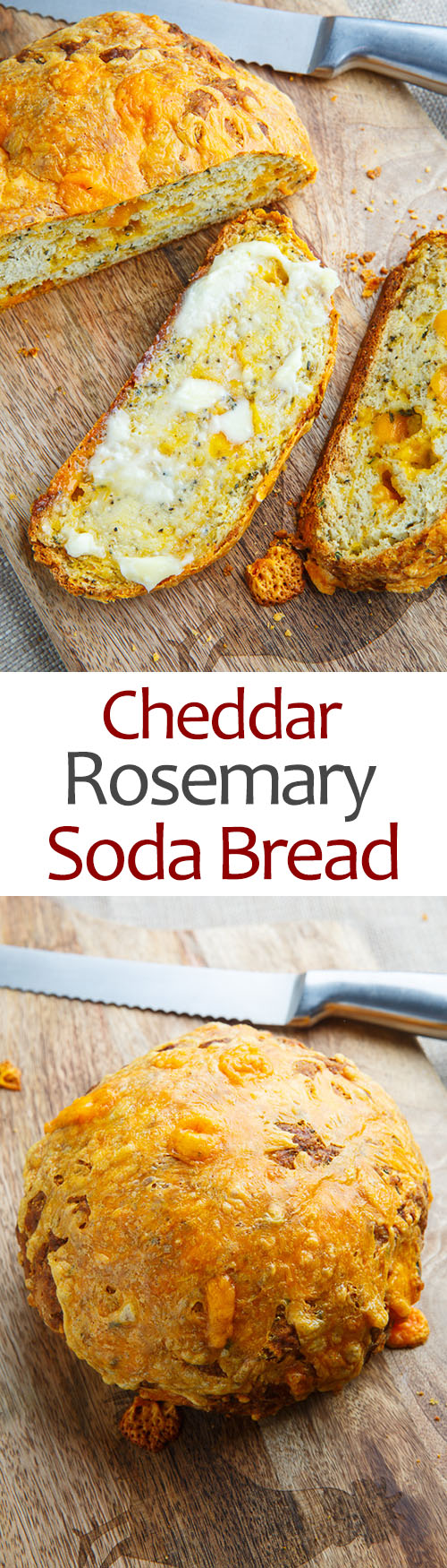 Cheddar and Rosemary Irish Soda Bread