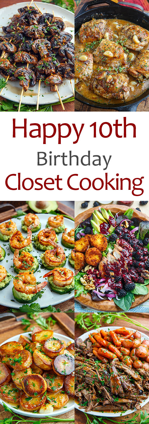 Happy 10th Birthday Closet Cooking