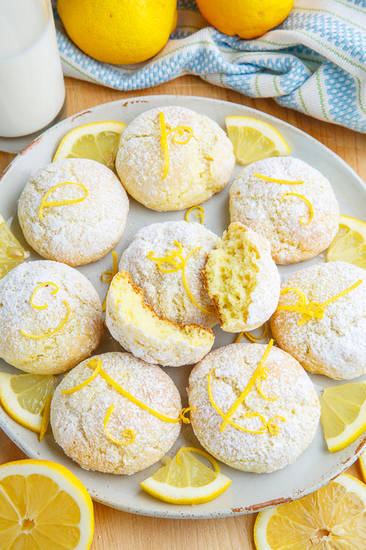 Soft and Chewy Lemon Cheesecake Cookies