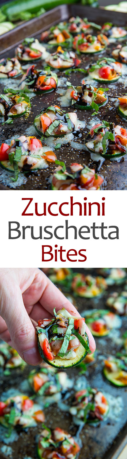 Zucchini Bruschetta Bites