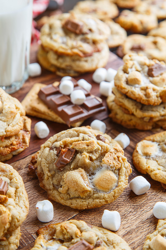 S'mores Chocolate Chip Cookies
