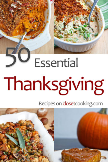 50 Essential Thanksgiving Recipes