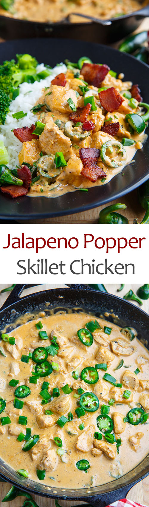 Jalapeno Popper Skillet Chicken