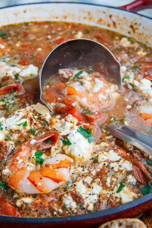 Shrimp and Feta Soup (aka Shrimp Saganaki Soup)