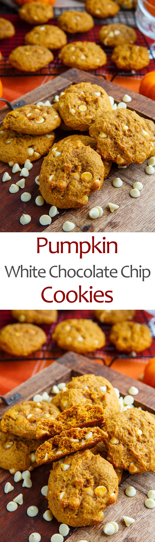 Pumpkin White Chocolate Chip Cookies
