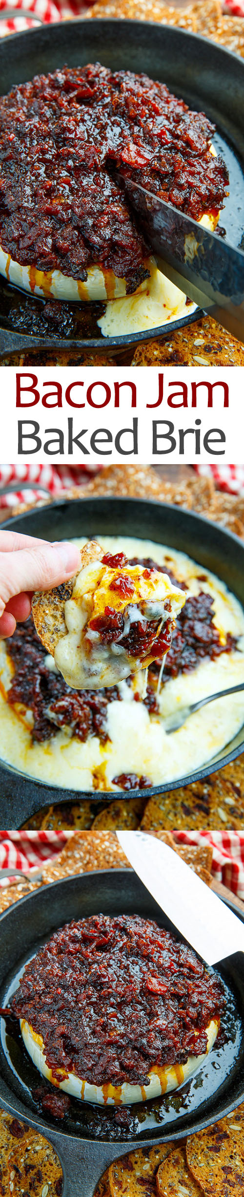 Bacon Jam Baked Brie