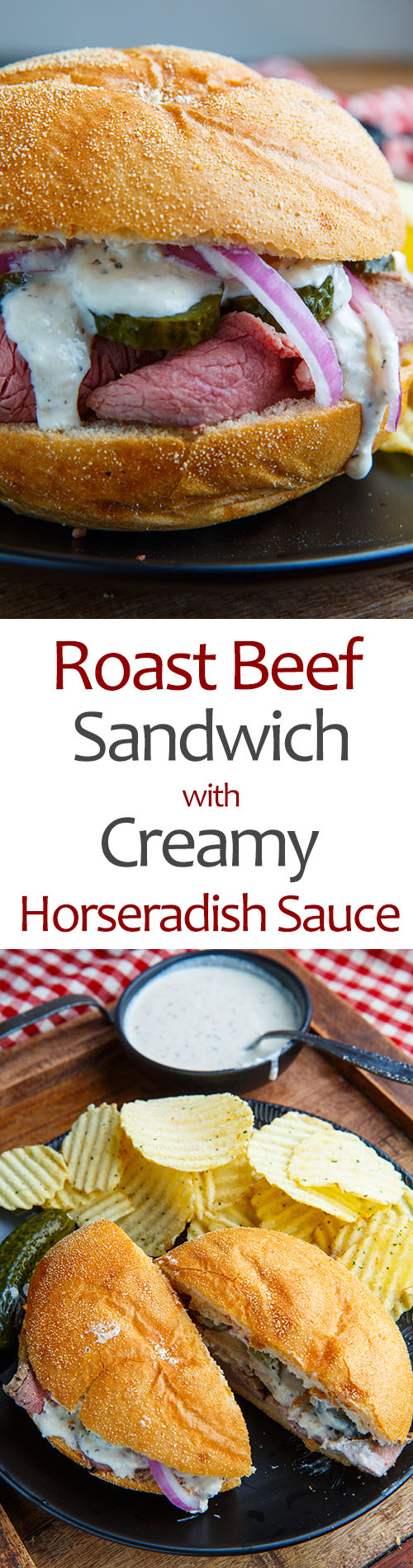 Roast Beef Sandwiches with Horseradish Sauce