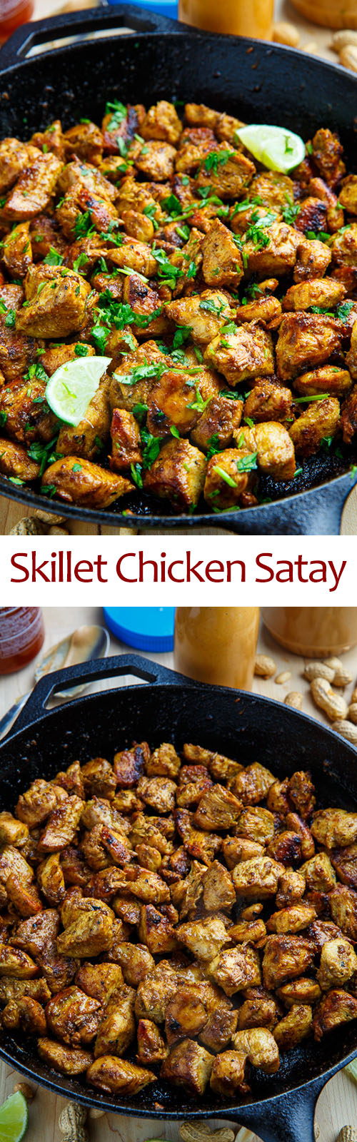 Skillet Chicken Satay
